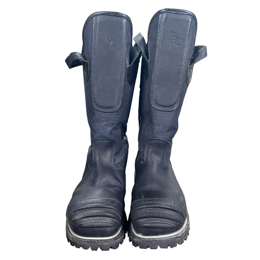 Pro Warrington by Honeywell 5006SG Firefighter Steel Toe Bunker Boots Size 10 E